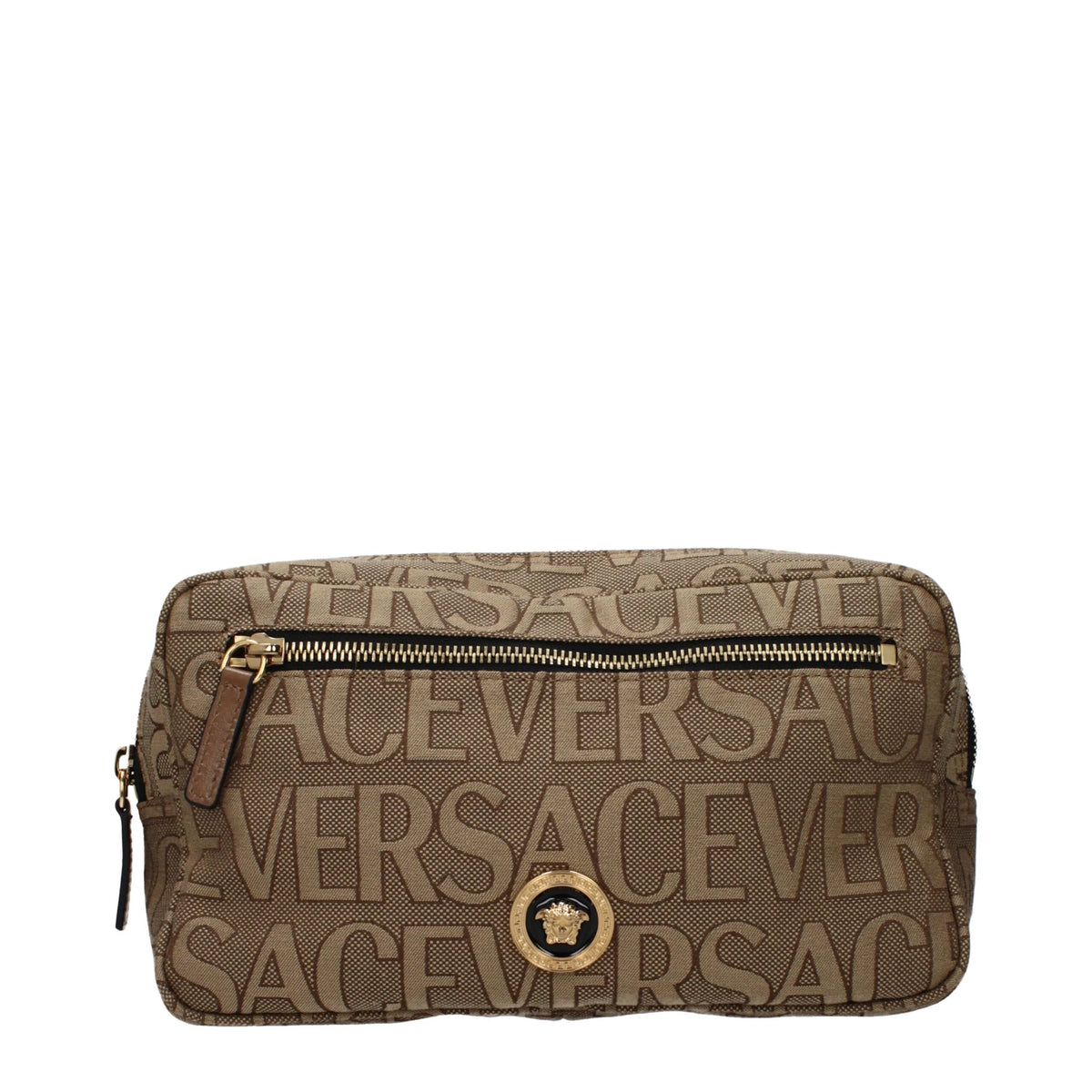 Versace Beige Fabric Backpack