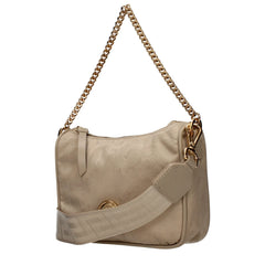 Versace Beige Fabric Handbag