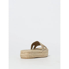 Versace Beige Jute Espadrilles - EU37.5/US7.5