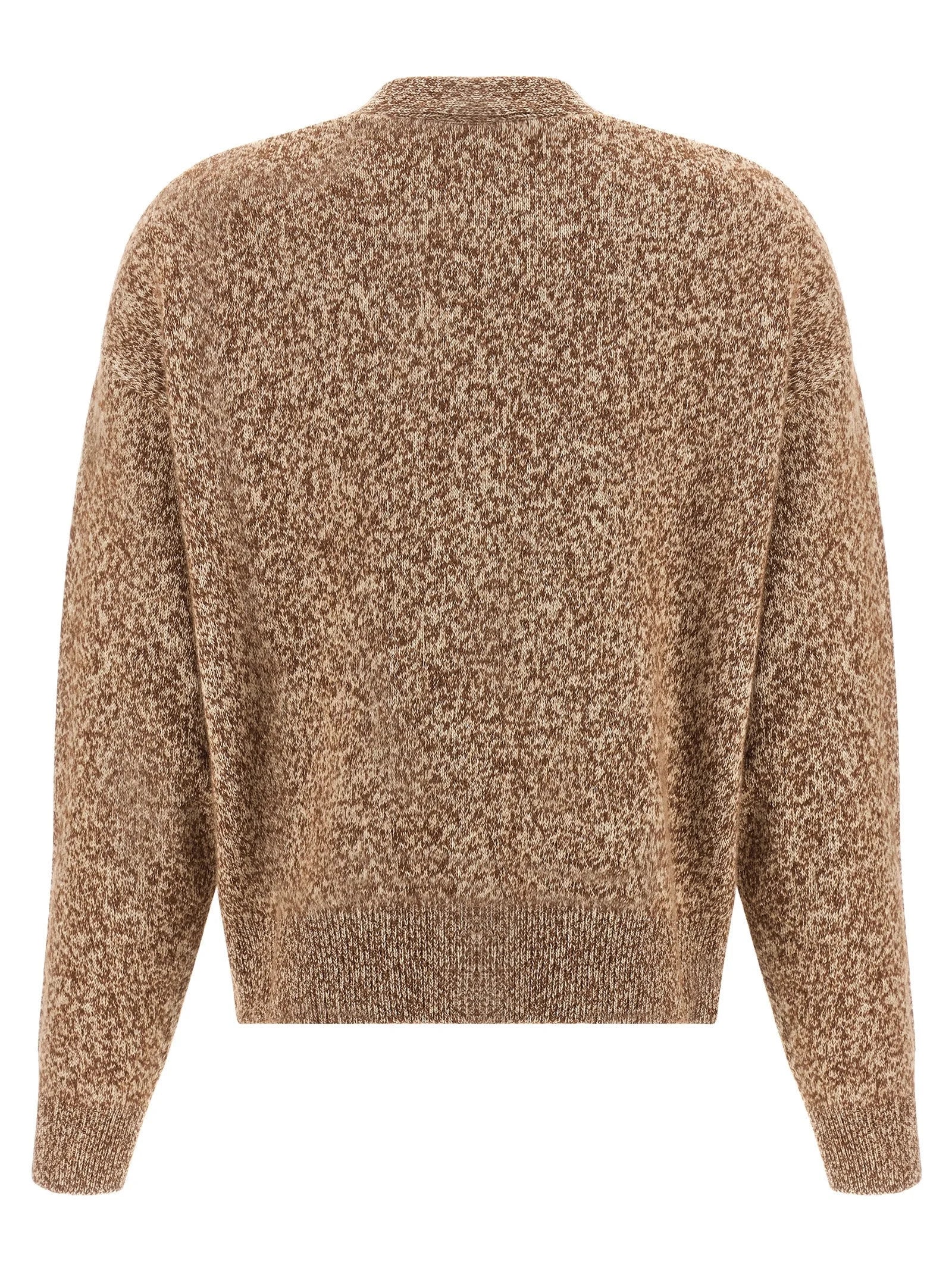 Versace Beige Virgin Wool Cardigan