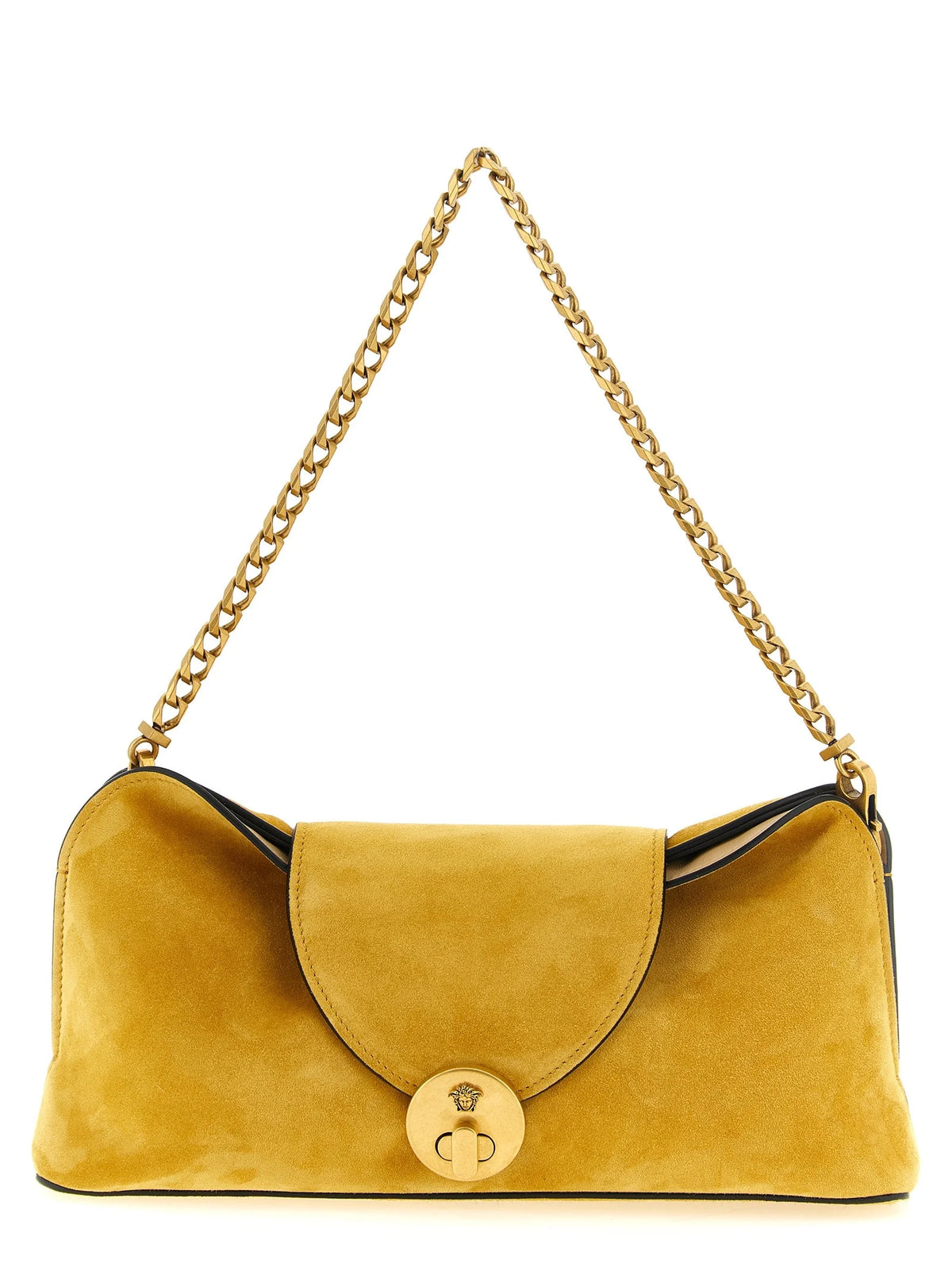 Versace Bicolor Calfskin Clutch Bag