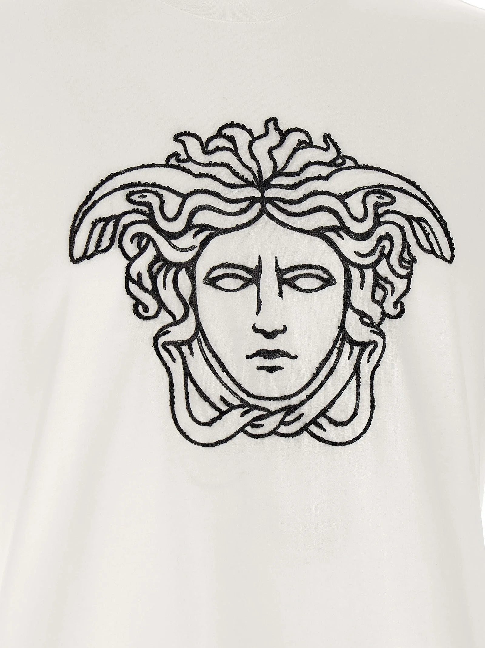 Versace Bicolor Cotton T-Shirt