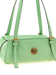 Versace Bicolor Lamb Leather Shoulder Bag