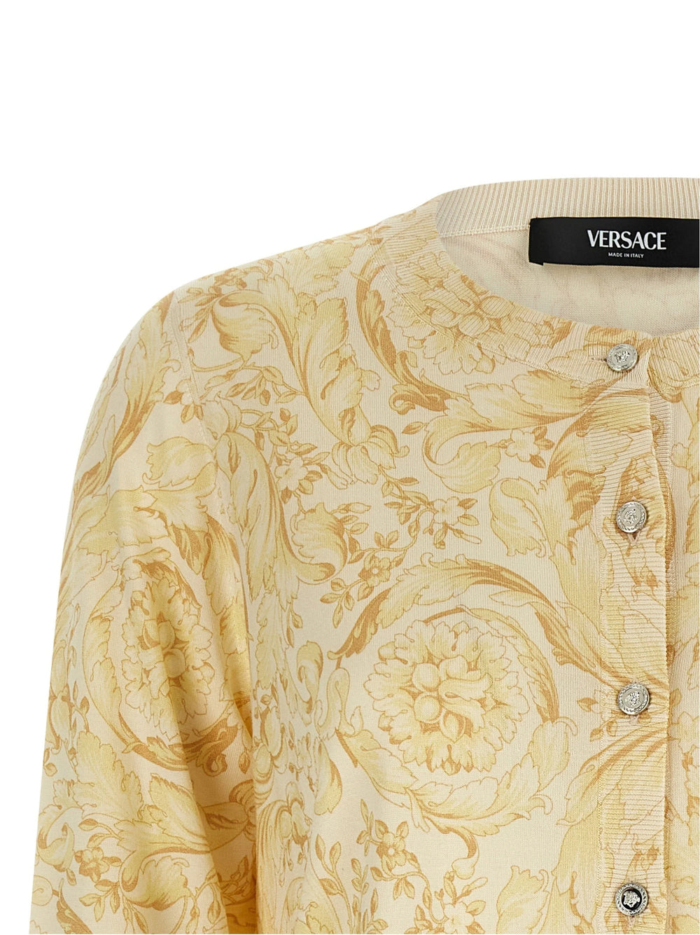 Versace Bicolor Silk Cardigan - IT44