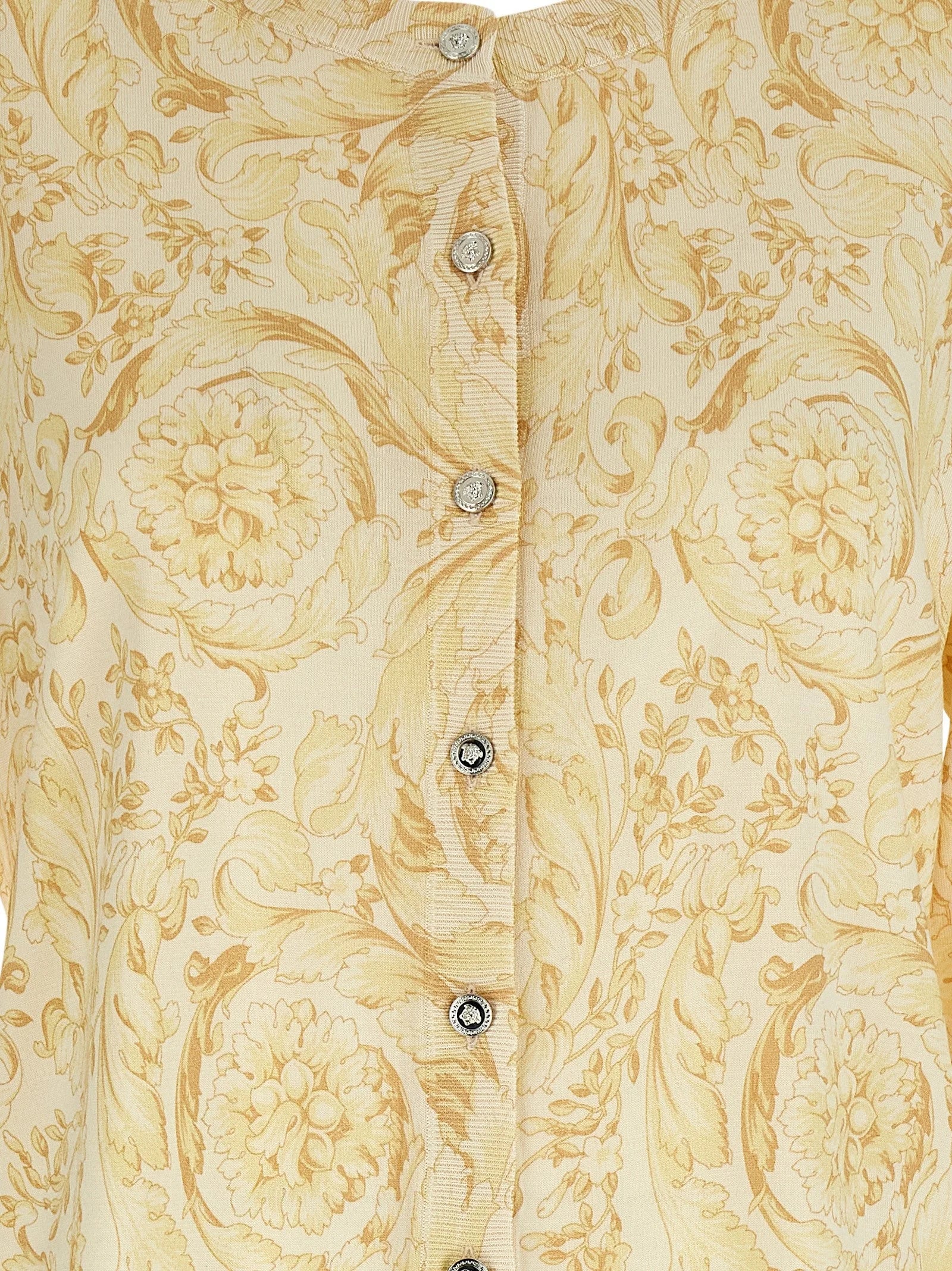 Versace Bicolor Silk Cardigan - IT44