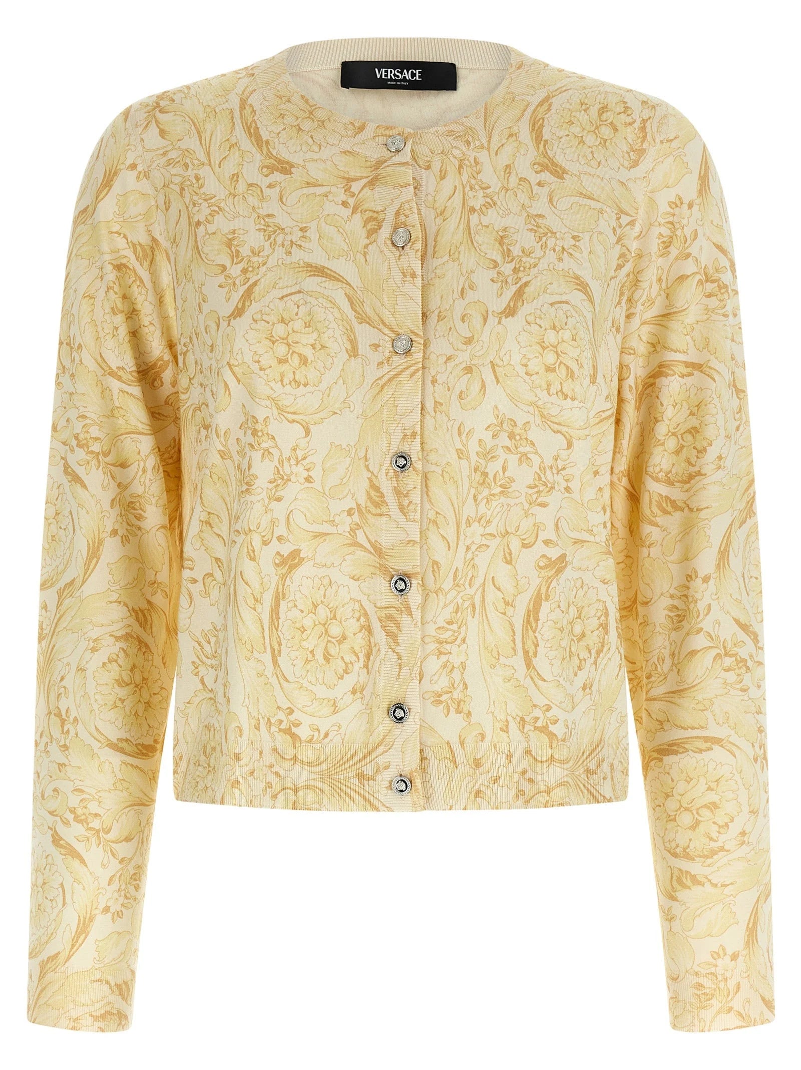 Versace Bicolor Silk Cardigan - IT44