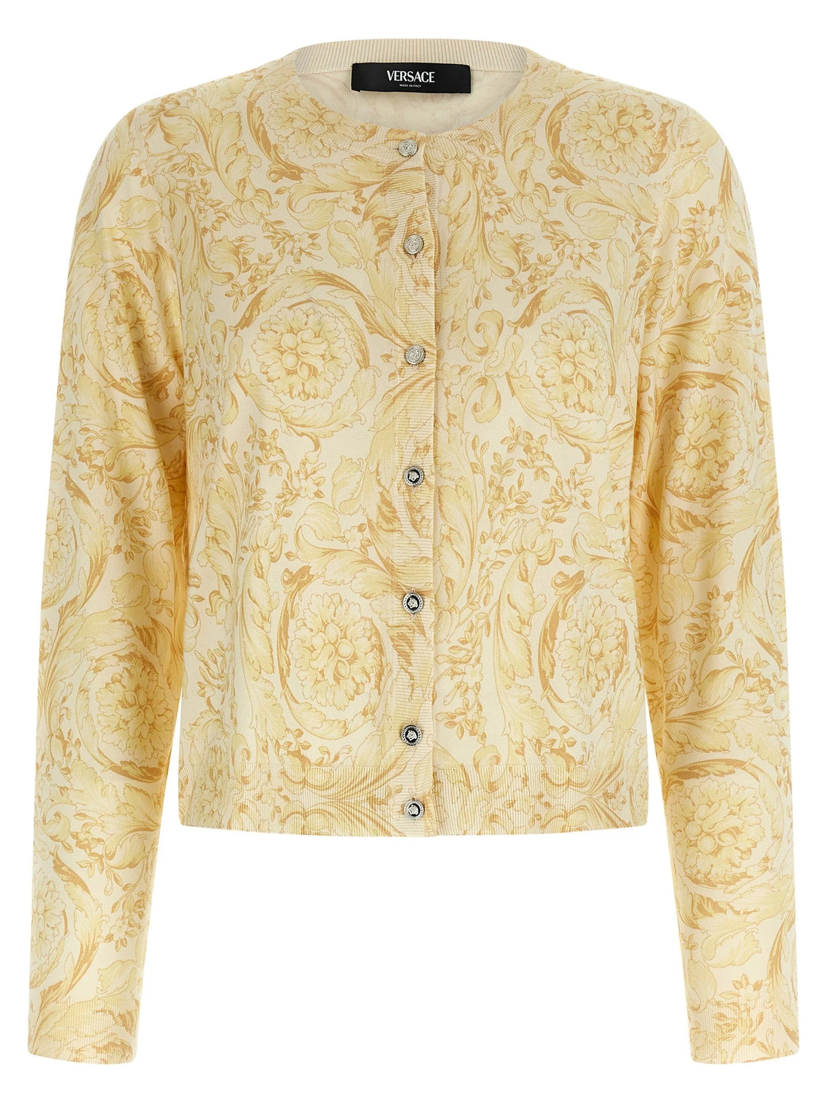 Versace Bicolor Silk Cardigan - IT44