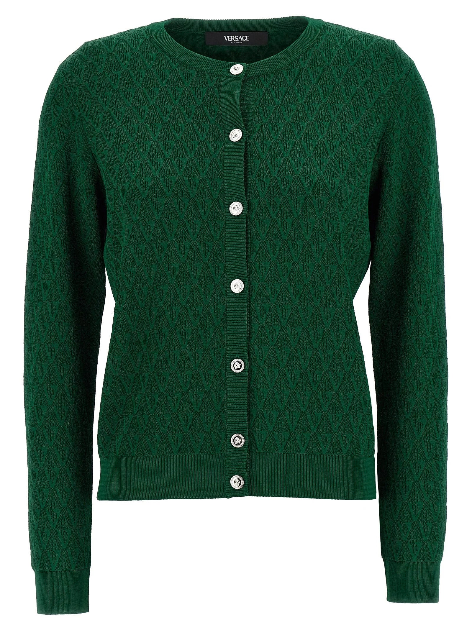 Versace Bicolor Viscose Cardigan