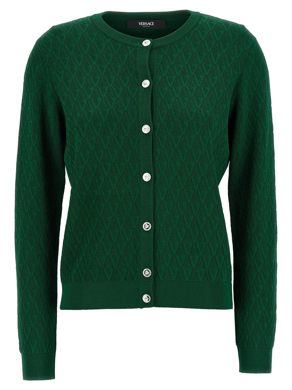 Versace Bicolor Viscose Cardigan