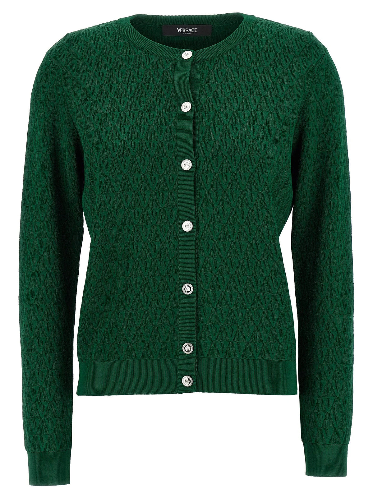 Versace Bicolor Viscose Cardigan