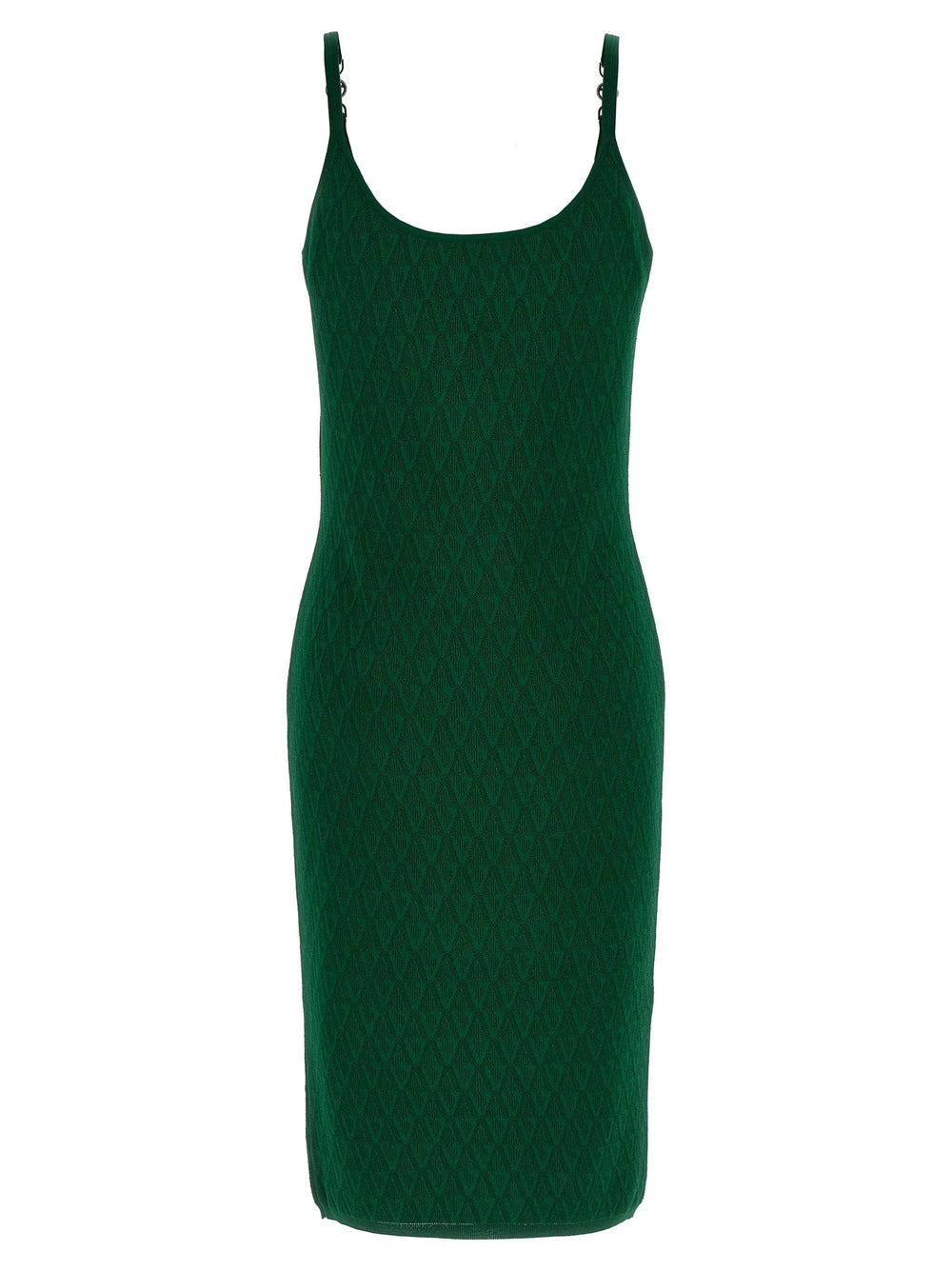 Versace Bicolor Viscose Midi Dress