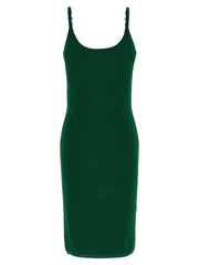 Versace Bicolor Viscose Midi Dress