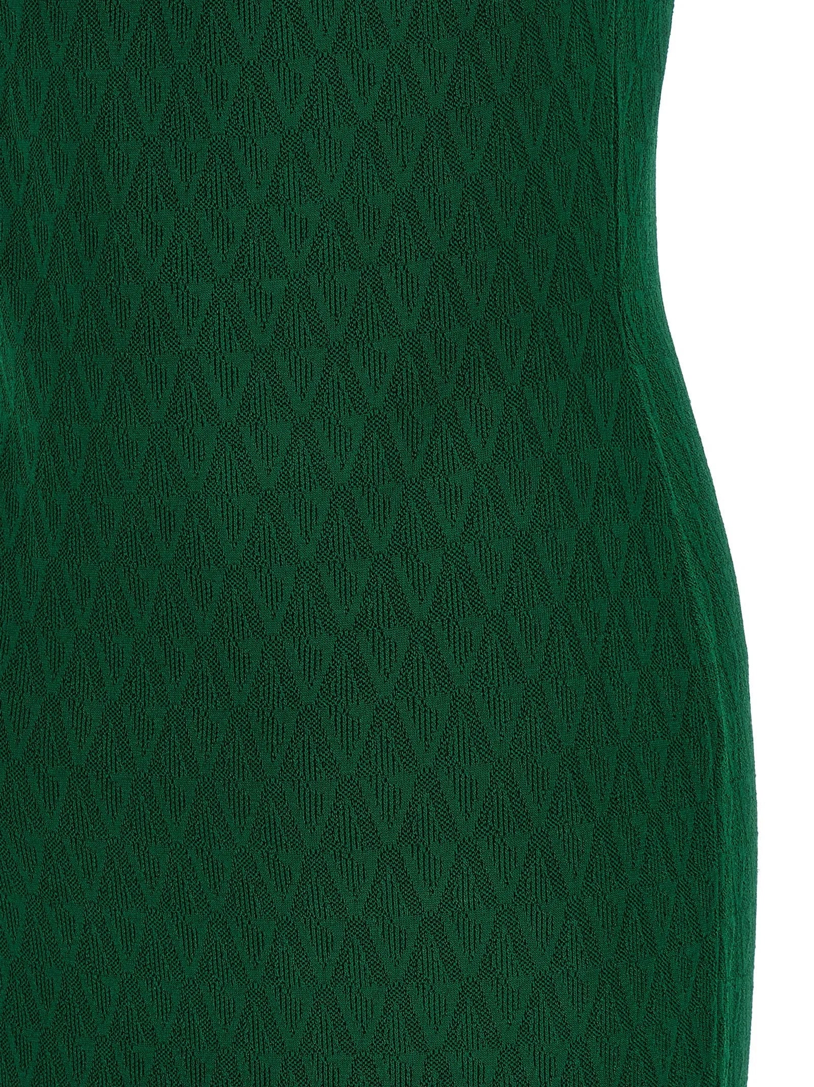 Versace Bicolor Viscose Midi Dress