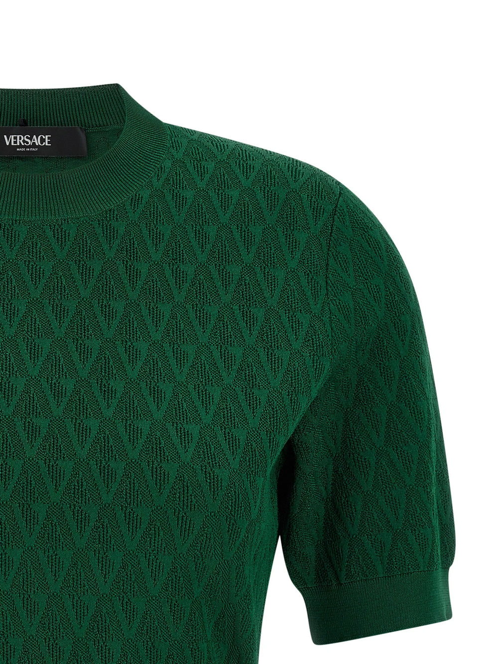 Versace Bicolor Viscose T-Shirt - IT44