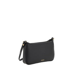 Versace Black Calf Leather Bos Taurus Shoulder Bag