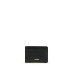 Versace Black Calf Leather Bos Taurus Wallet