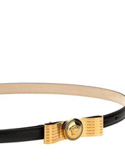 Versace Black Calfskin Regular Belt - 80 cm / 32 Inches