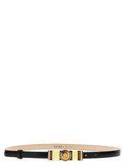 Versace Black Calfskin Regular Belt - 80 cm / 32 Inches