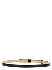 Versace Black Calfskin Regular Belt - 80 cm / 32 Inches