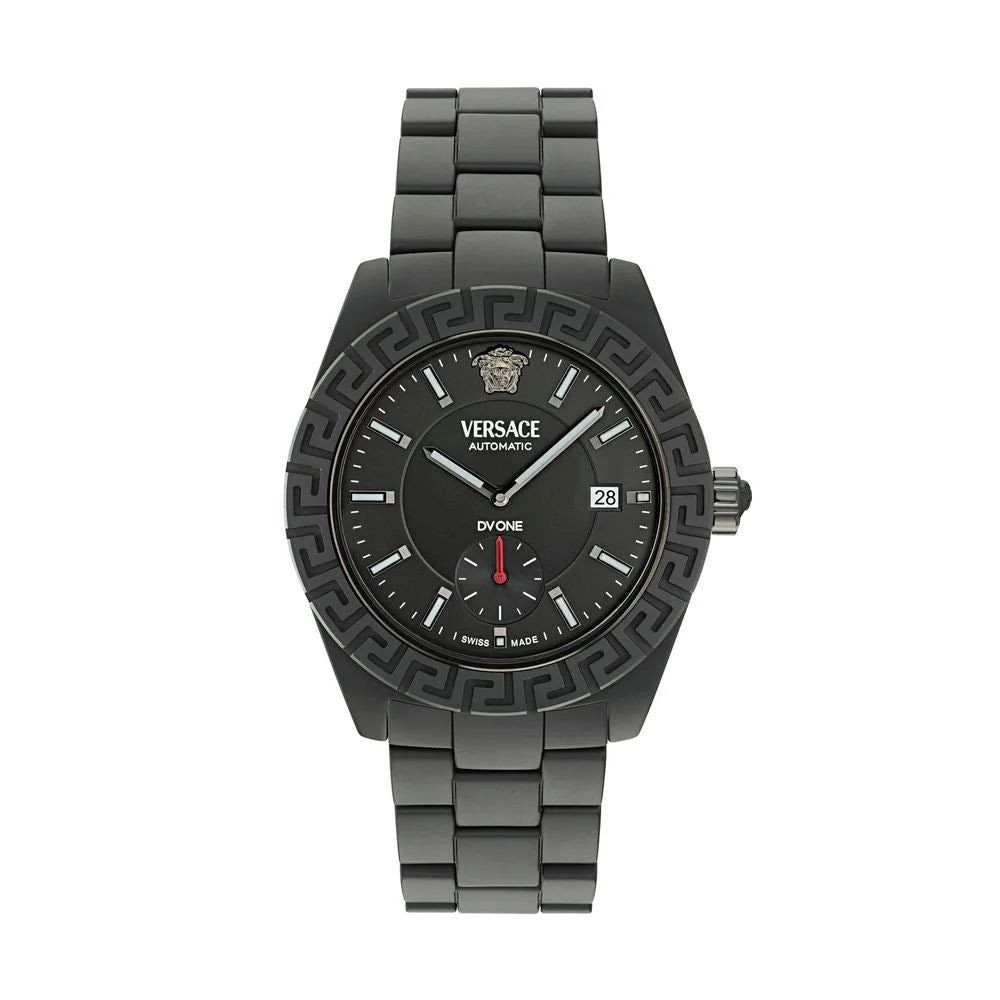 Versace Black Ceramic Dress Watch