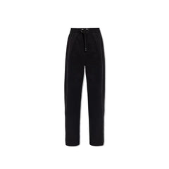 Versace Black Cotton Casual Pants - 48 | M