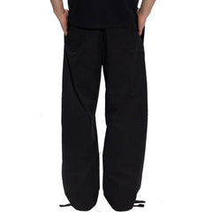 Versace Black Cotton Casual Pants - 48 | M