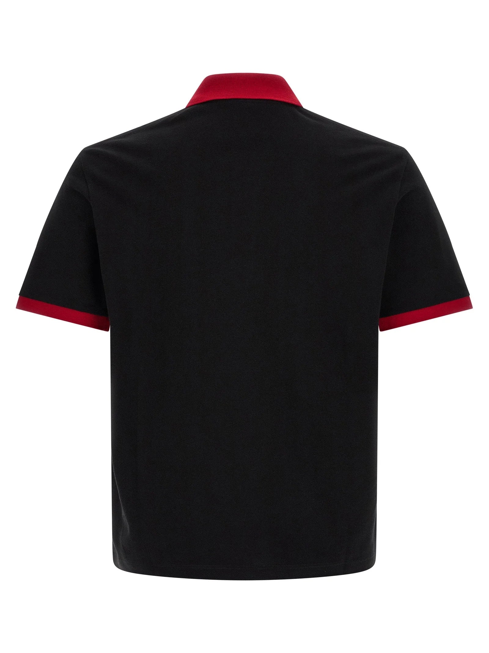 Versace Black Cotton Polo Shirt