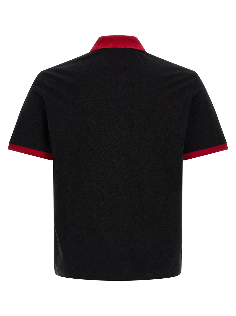 Versace Black Cotton Polo Shirt