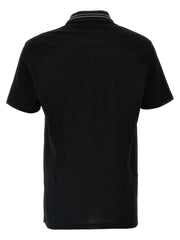 Versace Black Cotton Polo Shirt