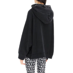 Versace Black Cotton Sweatshirt - 38