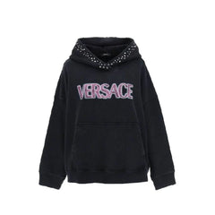 Versace Black Cotton Sweatshirt - 38