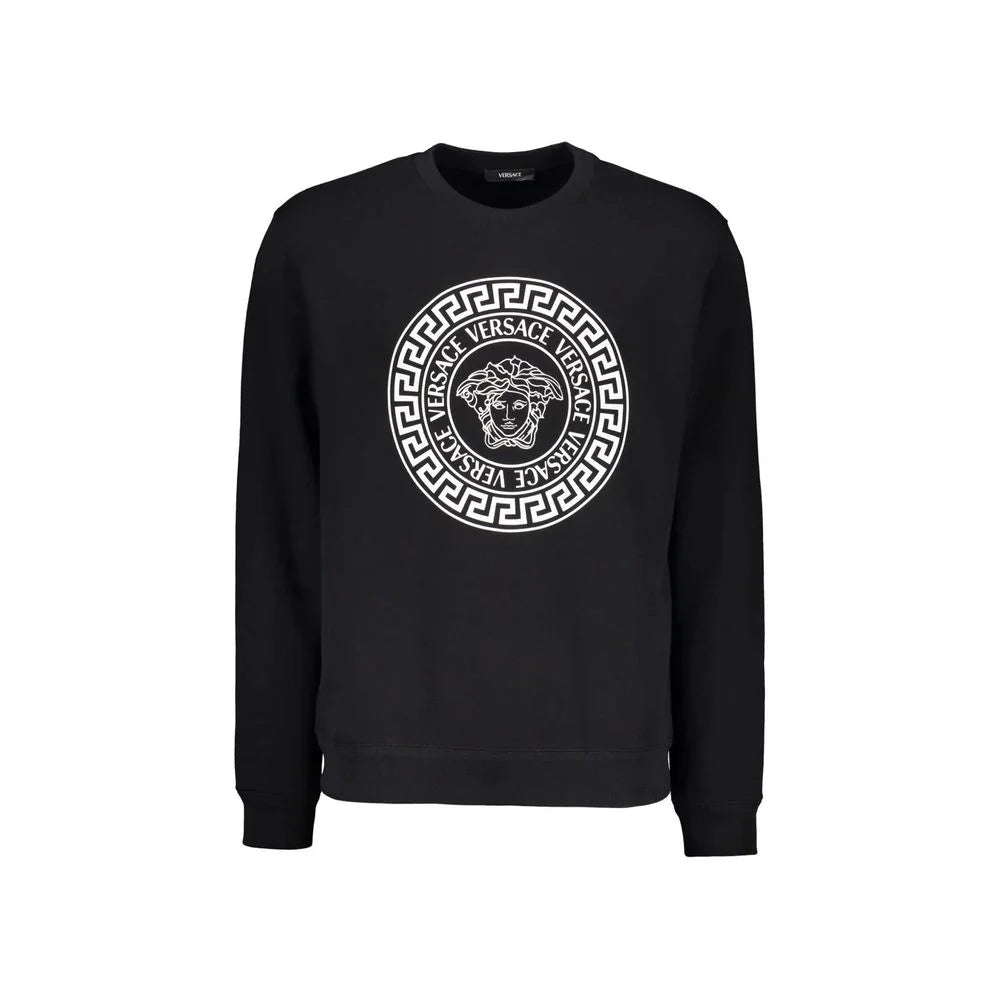 Versace Black Cotton Sweatshirt