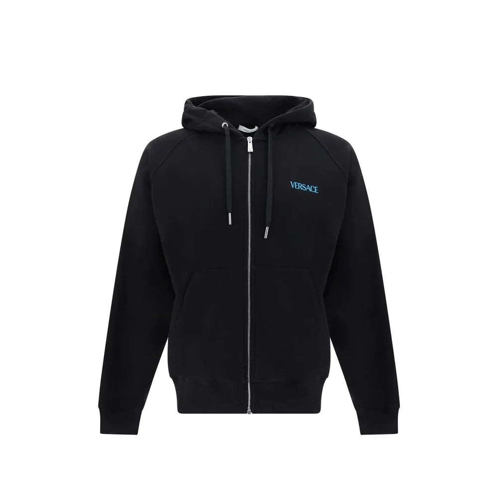 Versace Black Cotton Sweatshirt - S