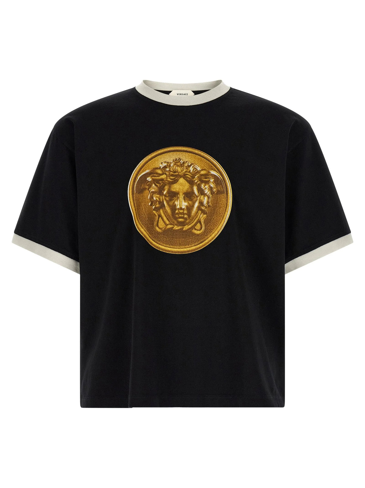 Versace Fekete Pamut Póló