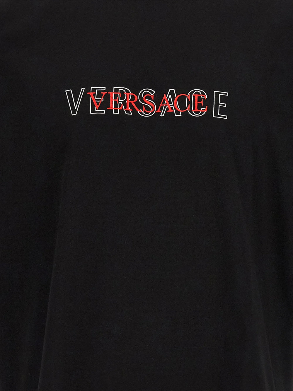 Versace Black Cotton T-Shirt