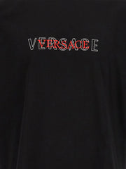 Versace Black Cotton T-Shirt