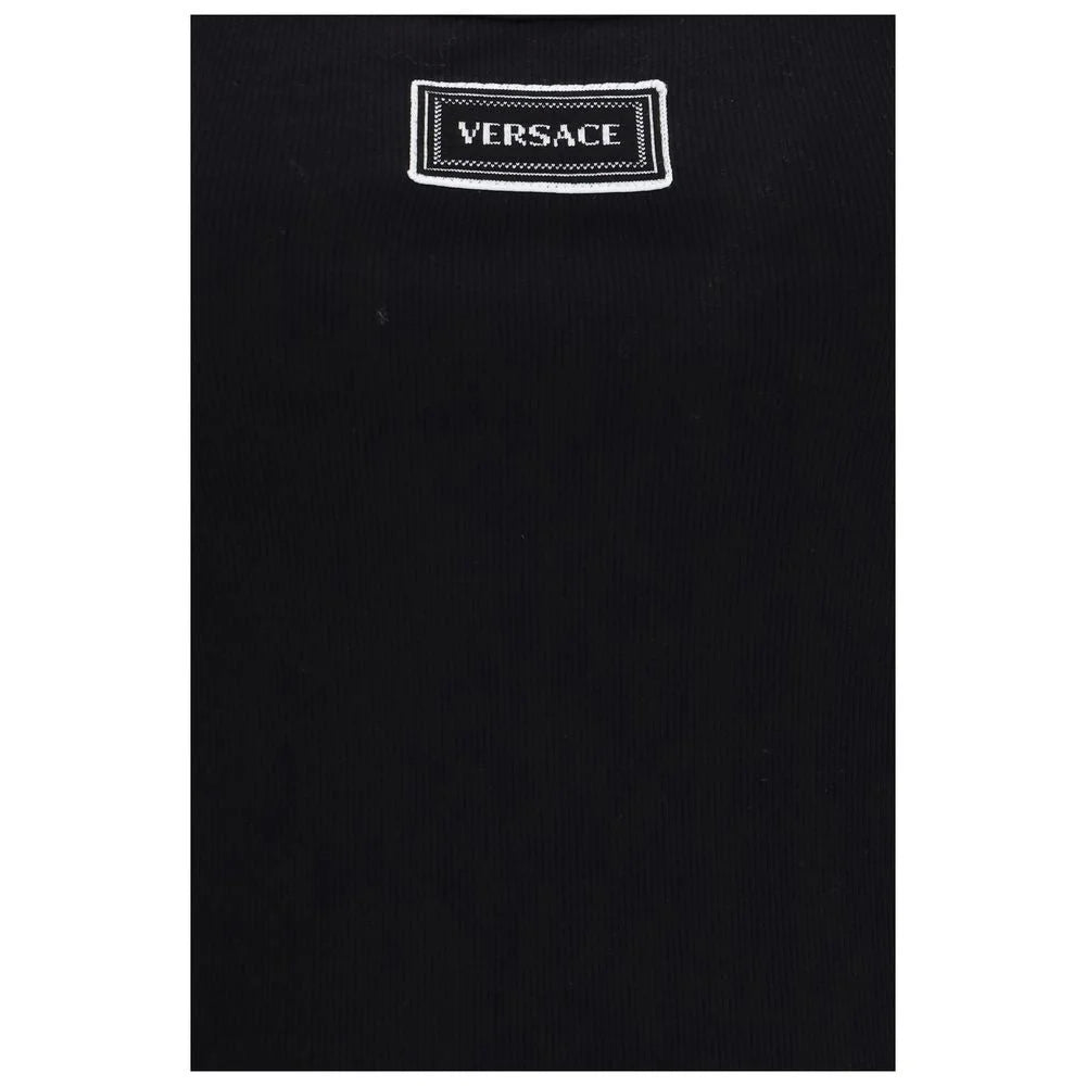 Versace Black Cotton Top