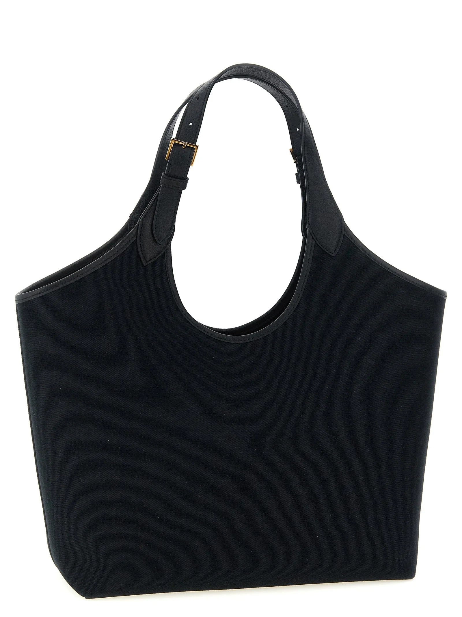 Versace Black Cotton Tote Bag