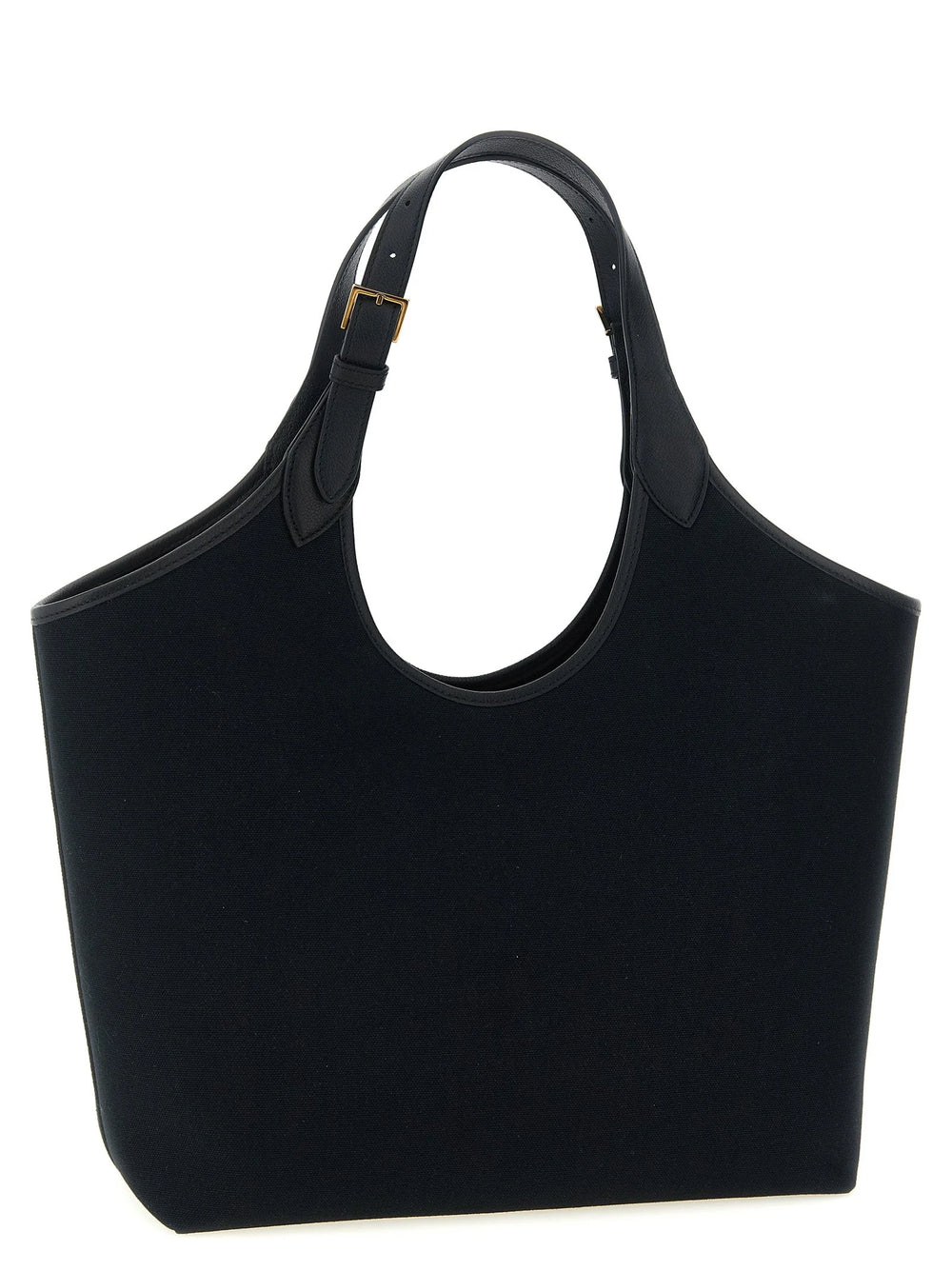 Versace Black Cotton Tote Bag