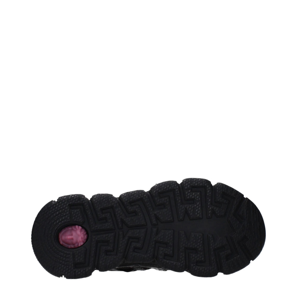 Versace Black Fabric Athletic Sneakers - EU37/US7