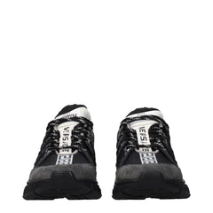 Versace Black Fabric Athletic Sneakers - EU37/US7