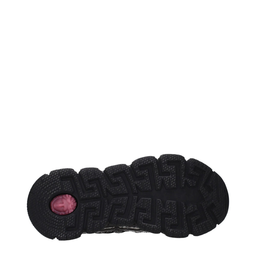 Versace Black Fabric Athletic Sneakers - EU40.5/US7.5