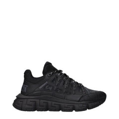Versace Black Fabric Athletic Sneakers - EU41/US8