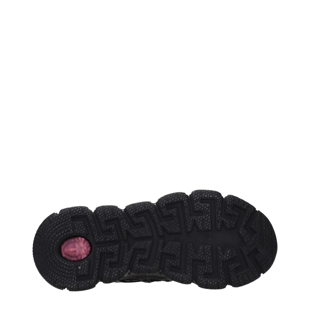 Versace Black Fabric Athletic Sneakers - EU41/US8