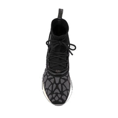 Versace Black Fabric Athletic Sneakers - EU45/US12