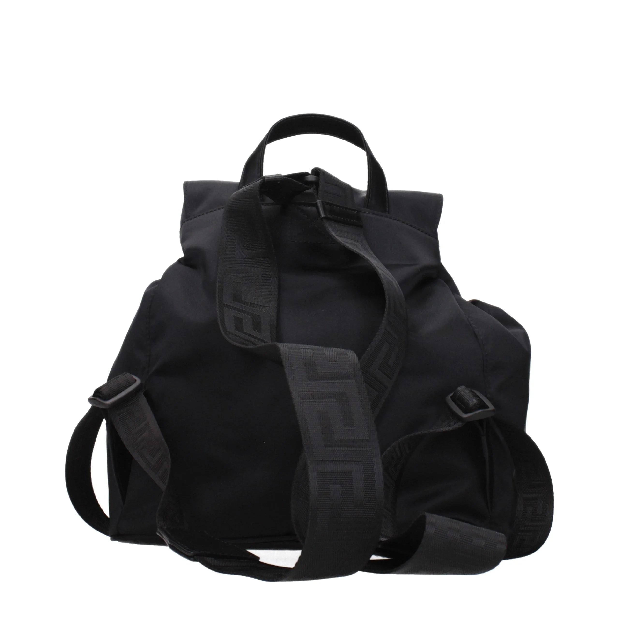 Versace Black Fabric Backpack