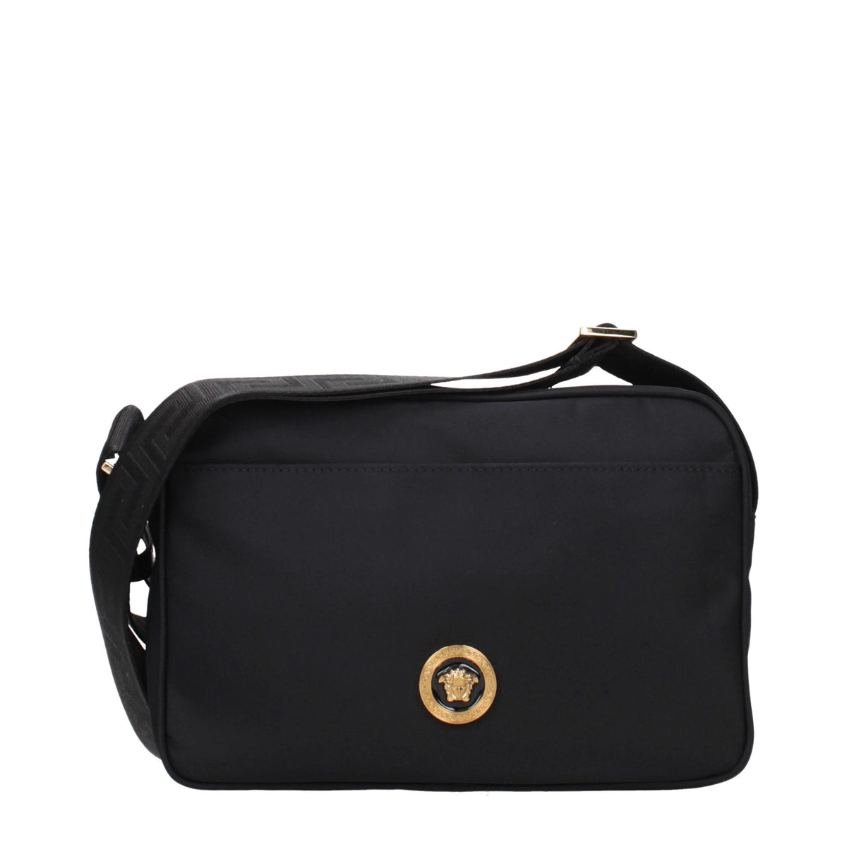 Versace Black Fabric Crossbody Bag