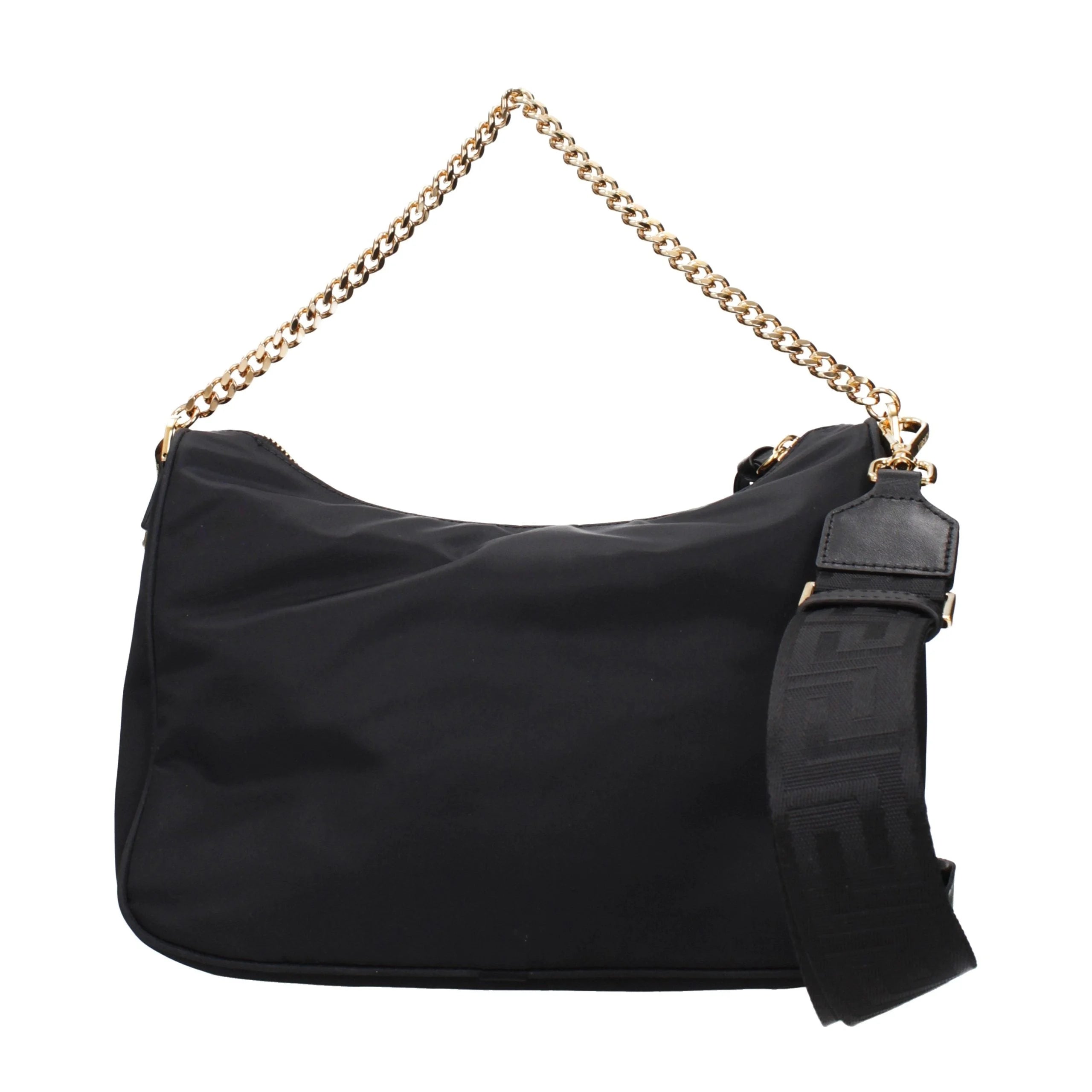 Versace Black Fabric Handbag
