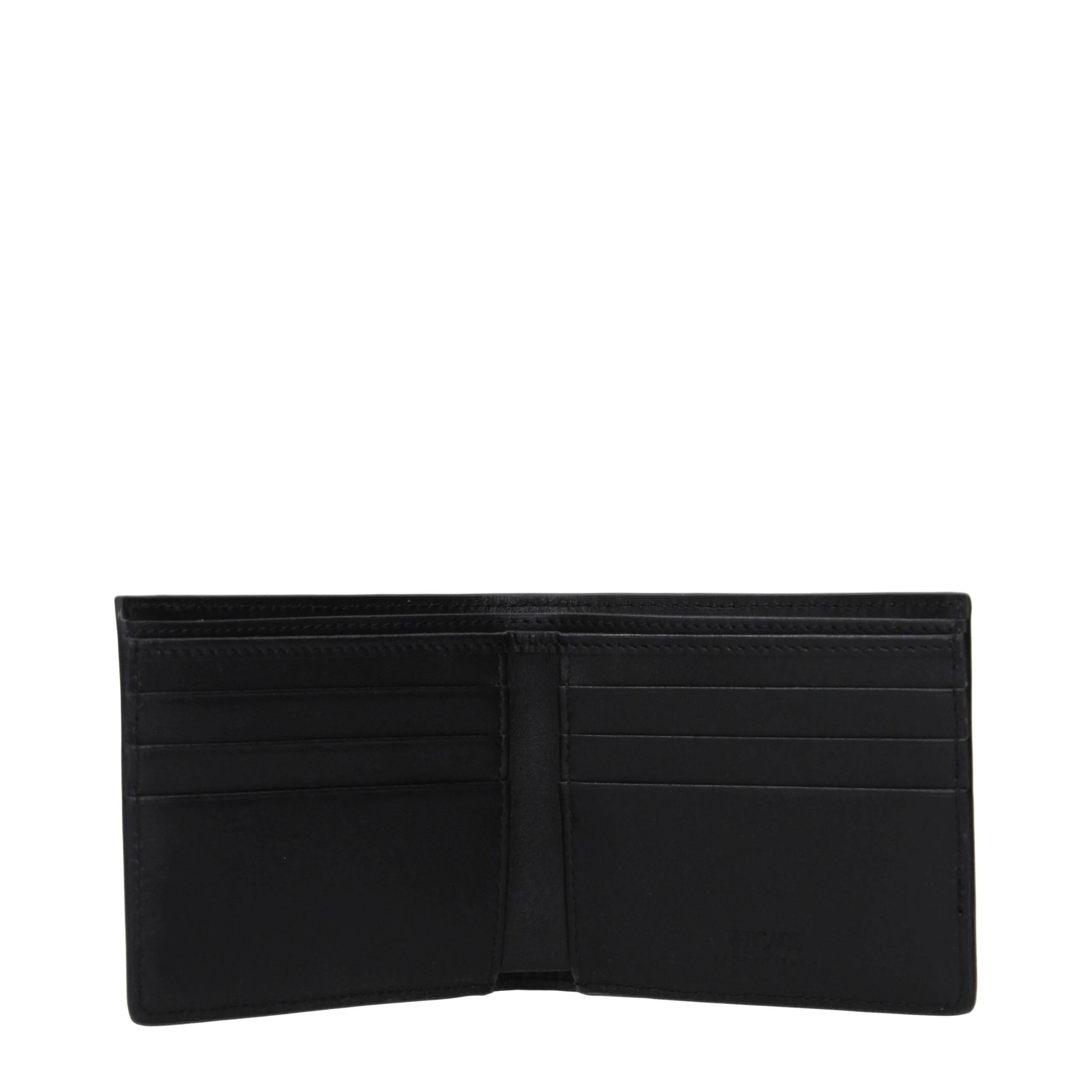 Versace Black Fabric Wallet