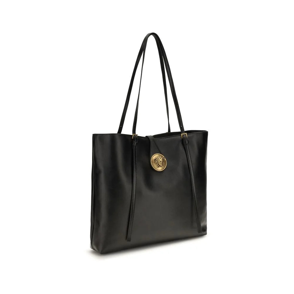 Versace Black Lamb Ovis Aries Shoulder Bag